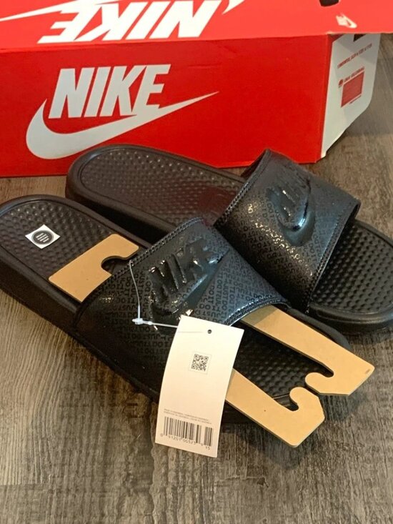Nike Other - Nike Benassi JDI Men's Cushioned Slide Sandals Black US 11 UK 10 EU45 343880-001